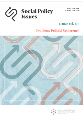 Problemy Polityki Społecznej 1/2023 vol. 60