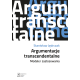 Argumentacje transcendentalne. Modele i zastosowania