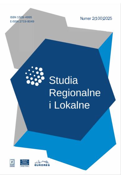 2025 STUDIA REGIONALNE I LOKALNE, NR 1 (99)