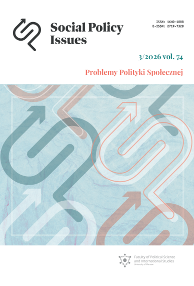 Problemy Polityki Społecznej 3/2026 vol. 74