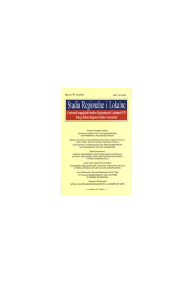 2002 STUDIA REGIONALNE I LOKALNE nr 4 (10)