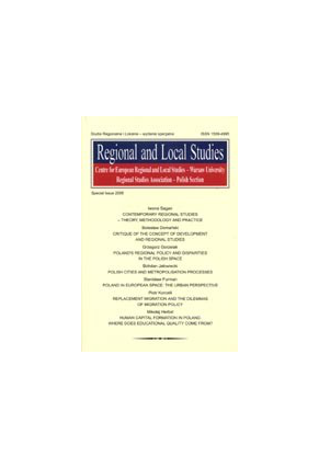 2006 REGIONAL AND LOCAL STUDIES <br>STUDIA REGIONALNE I LOKALNE <br>UWAGA!!! Do kupienia także w PDFie