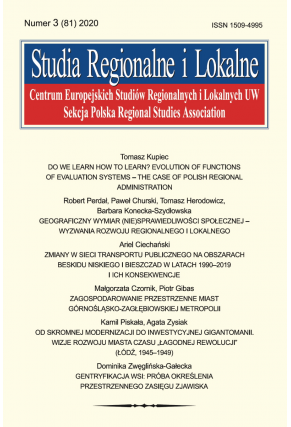 2020 STUDIA REGIONALNE I LOKALNE, NR 3 (80)<br> Uwaga! Do kupienia także w PDFie